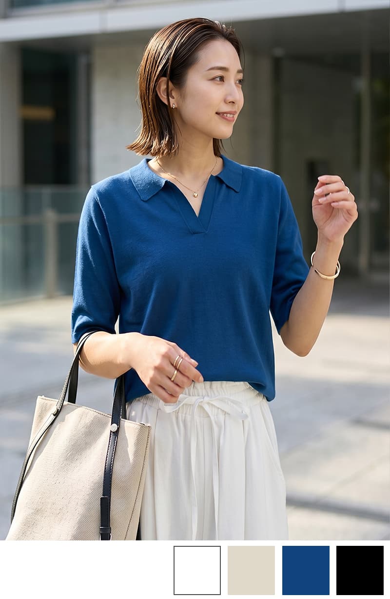 新品タグ付き　スタイルデリ　シャーリングポイントブラウス シフォンプリントシャーリング使いブラウス - ベルーナ【公式】