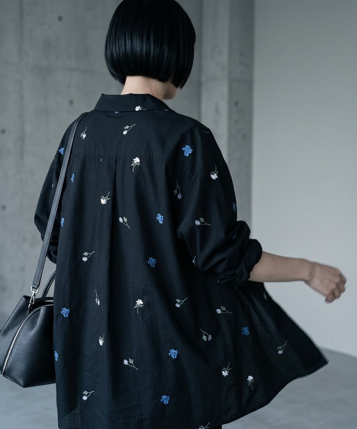 着用イメージ 170cm ブラック