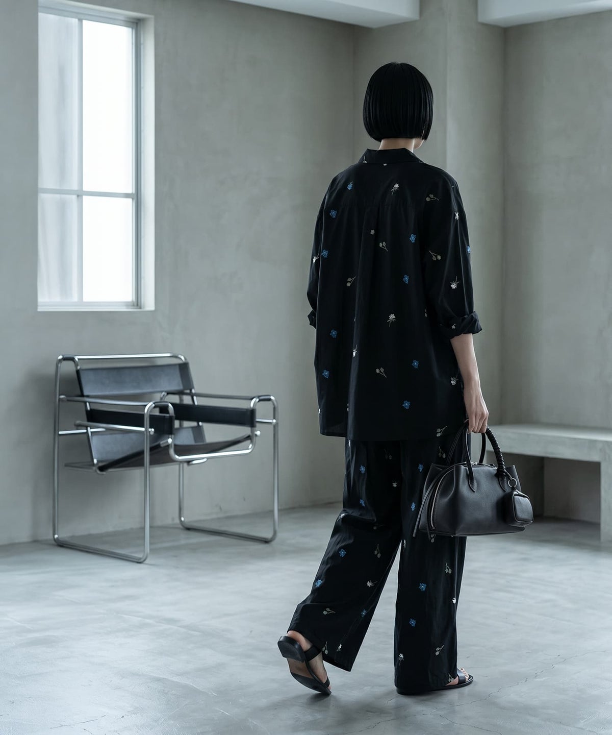 着用イメージ 170cm ブラック