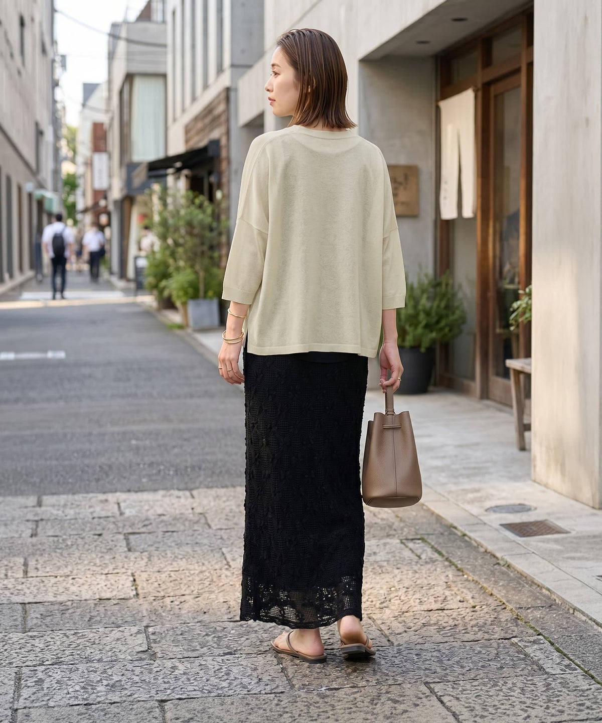 着用イメージ 163cm バナナセーキ