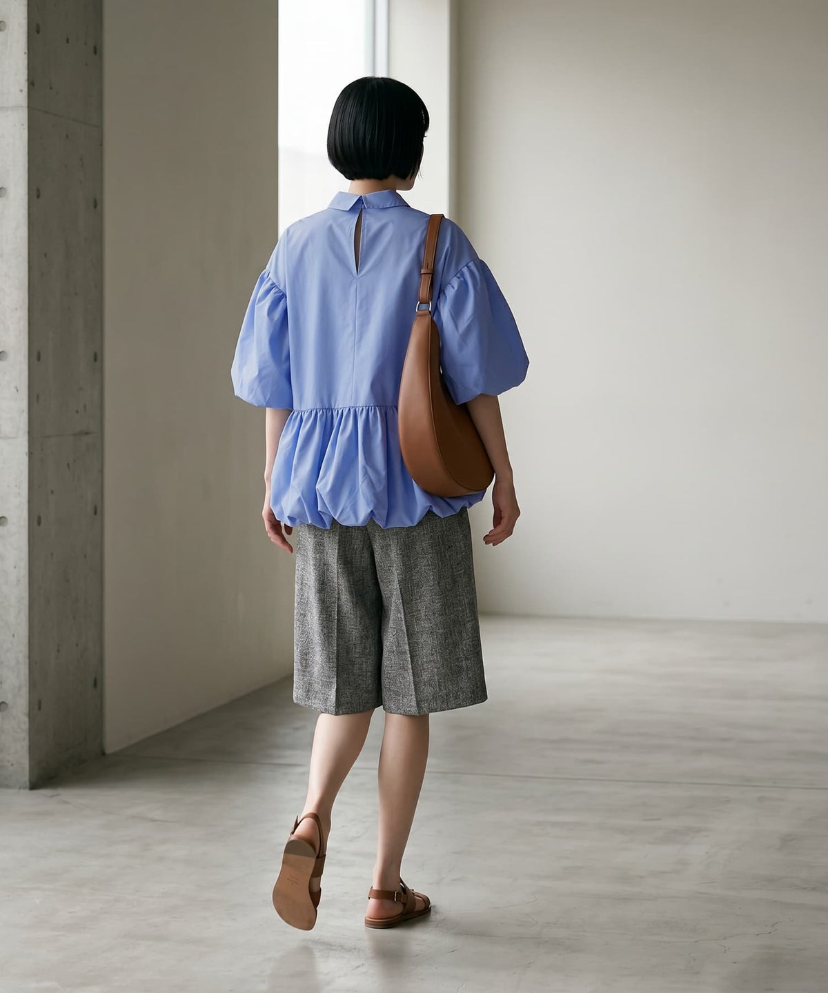 着用イメージ 170cm ブルー