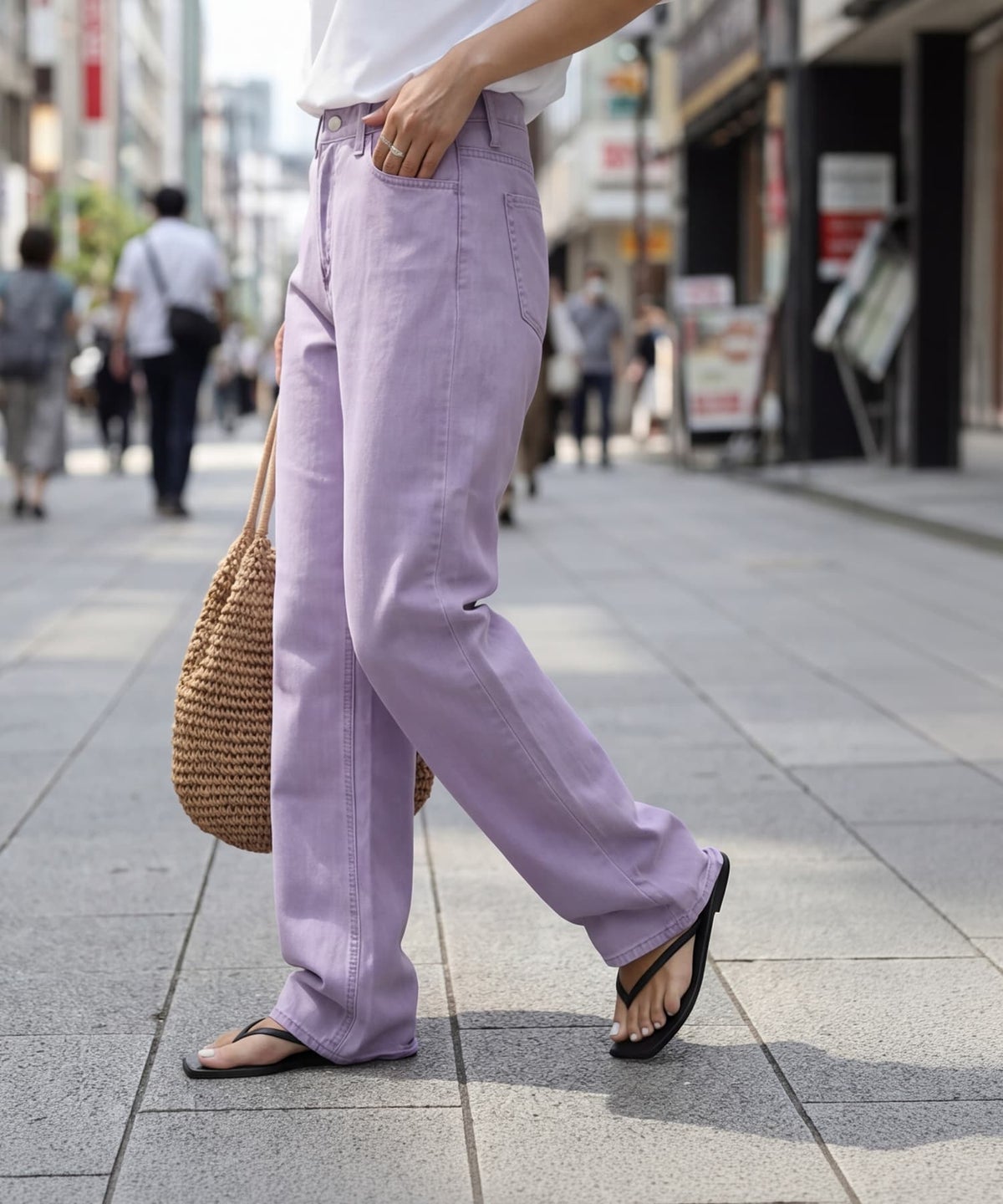 着用イメージ 163cm パープル S