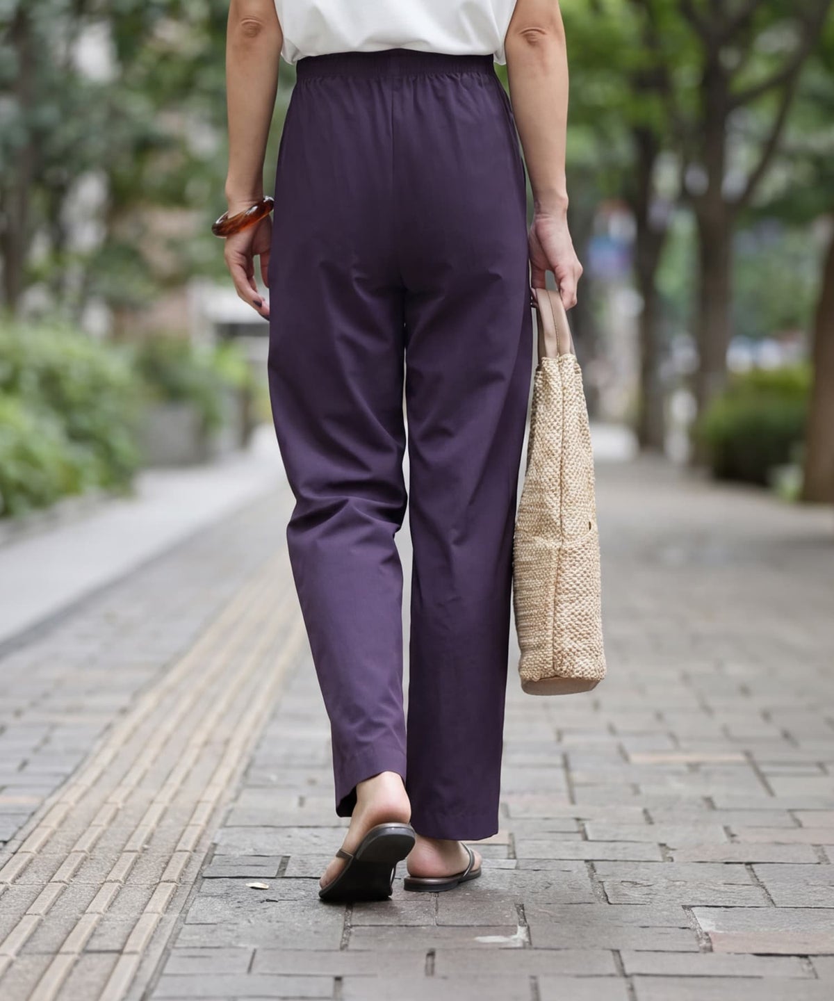 着用イメージ 163cm ダークパープル 02