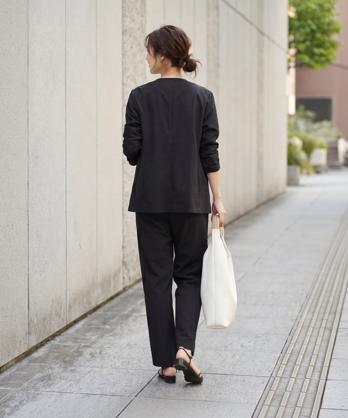 着用イメージ 163cm ブラック 02