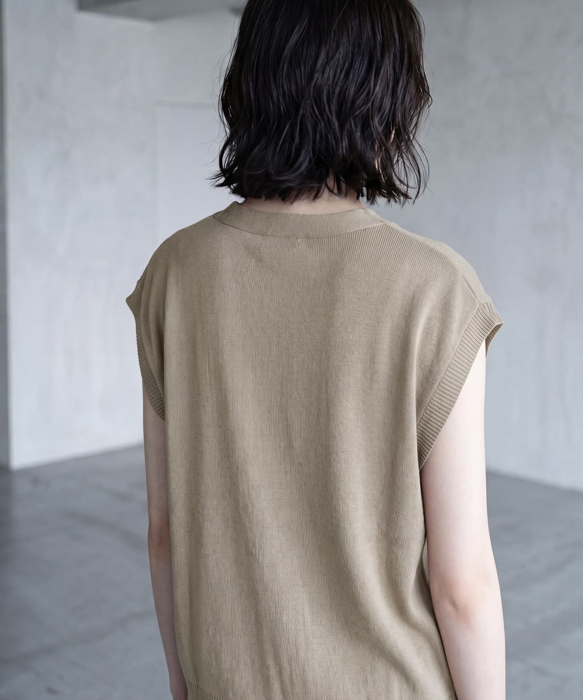 着用イメージ 165cm ベージュ