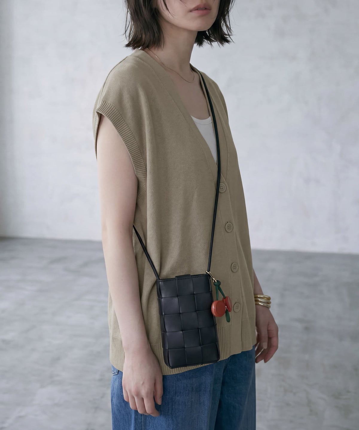 着用イメージ 165cm ベージュ