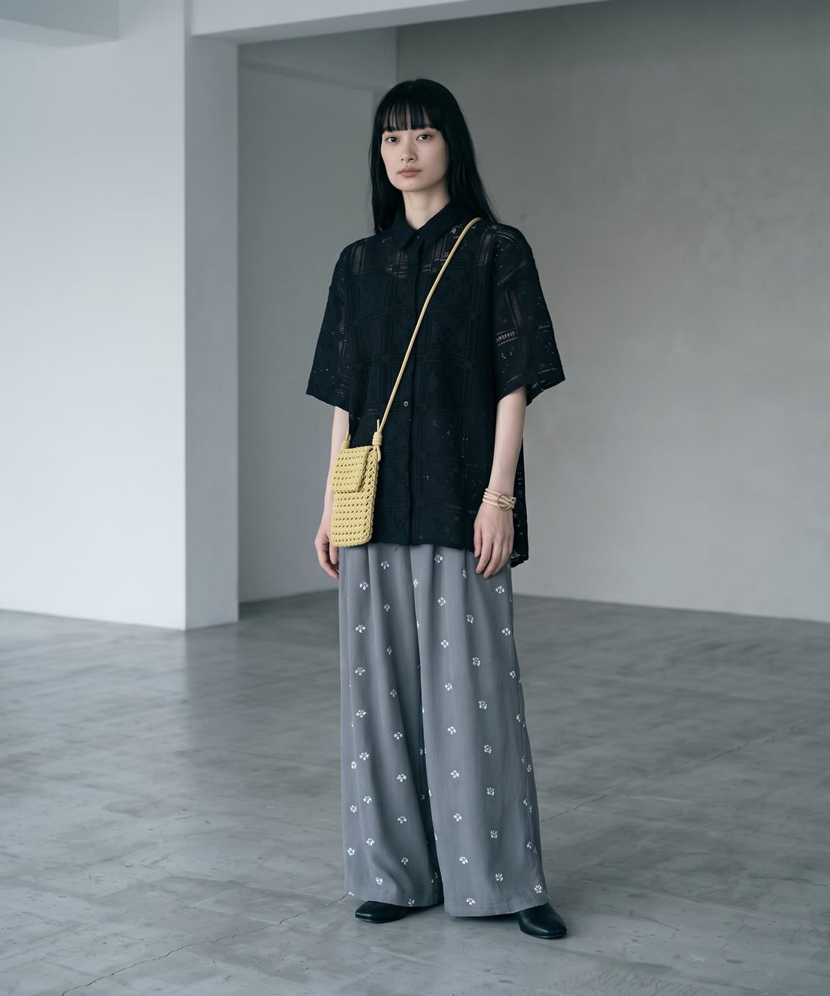 着用イメージ 170cm ブラック