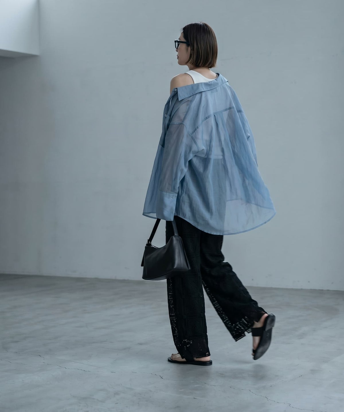 着用イメージ 170cm ブラック