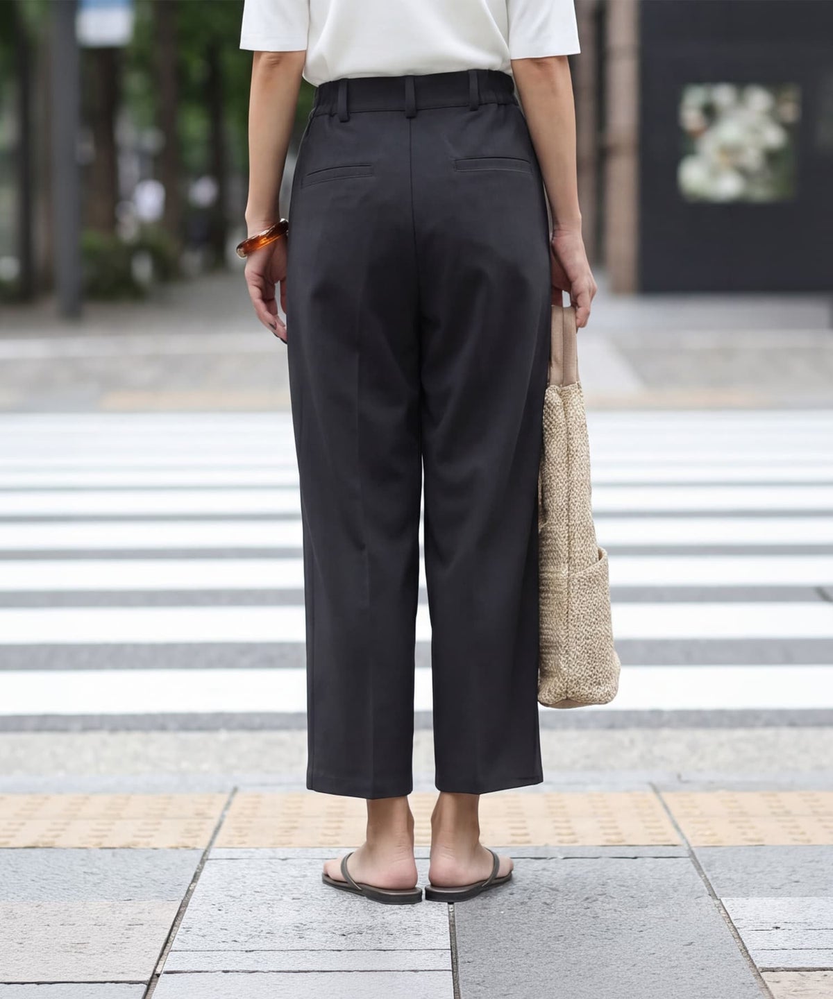 着用イメージ 163cm ブラック 01