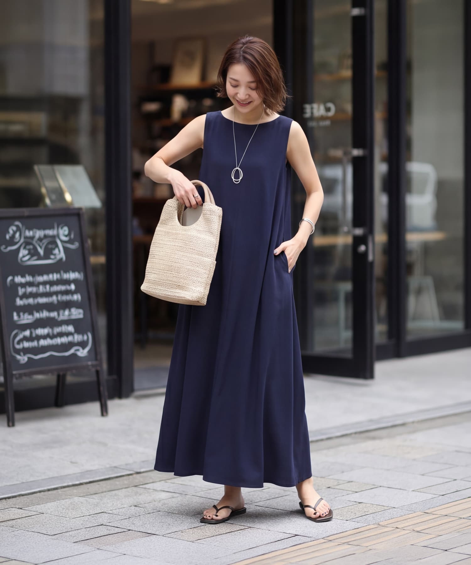 ワンピース one way イレヘムロングワンピース ワンピース one way
