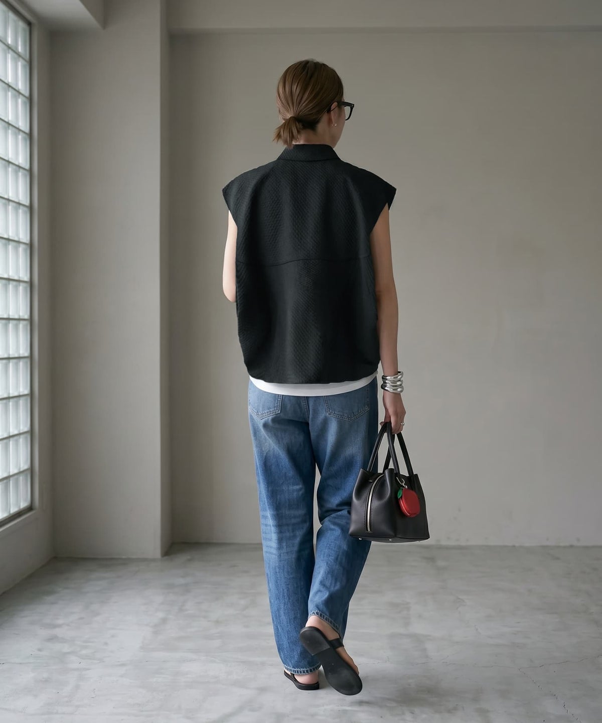着用イメージ 170cm ブラック