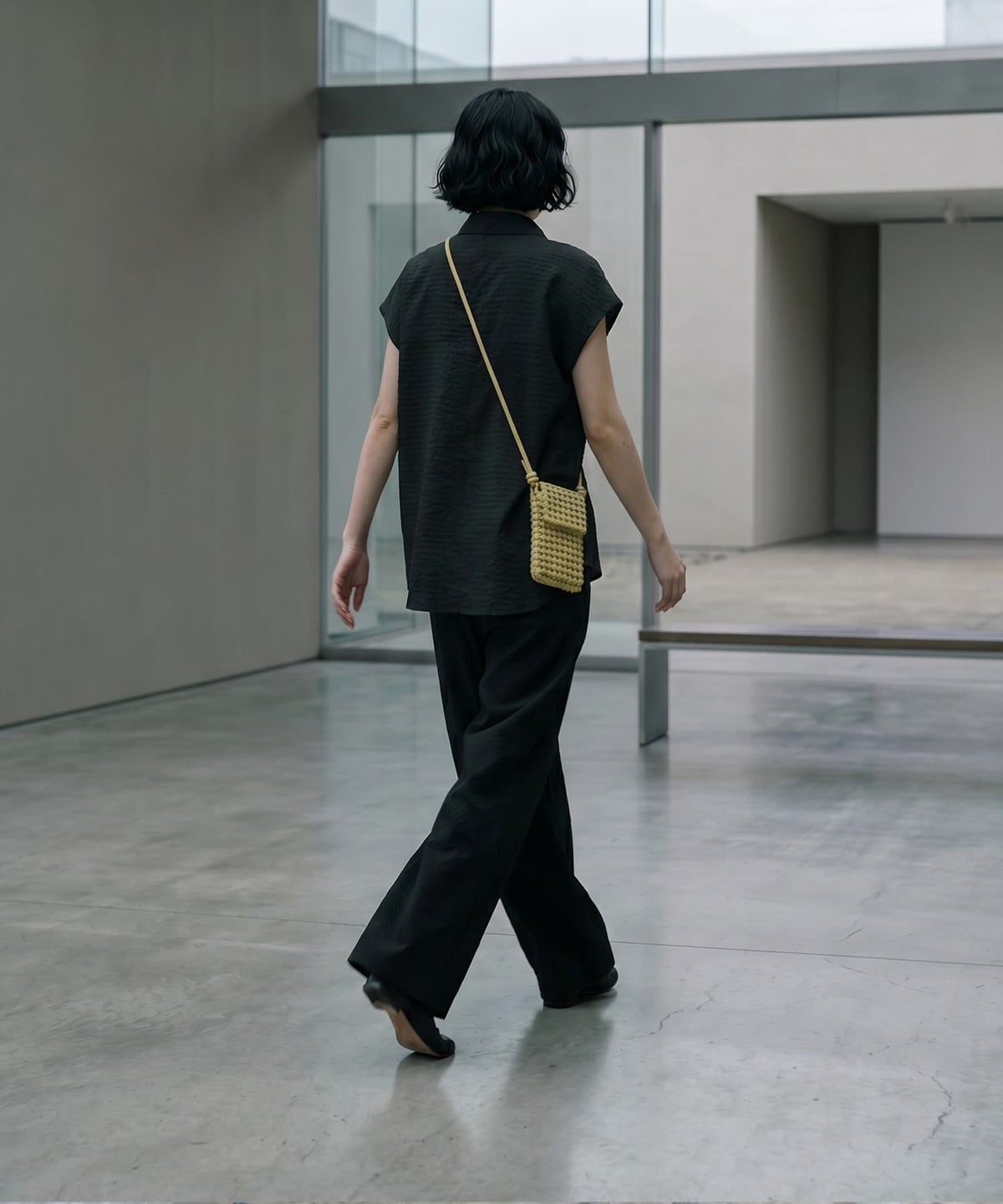 着用イメージ 170cm ブラック