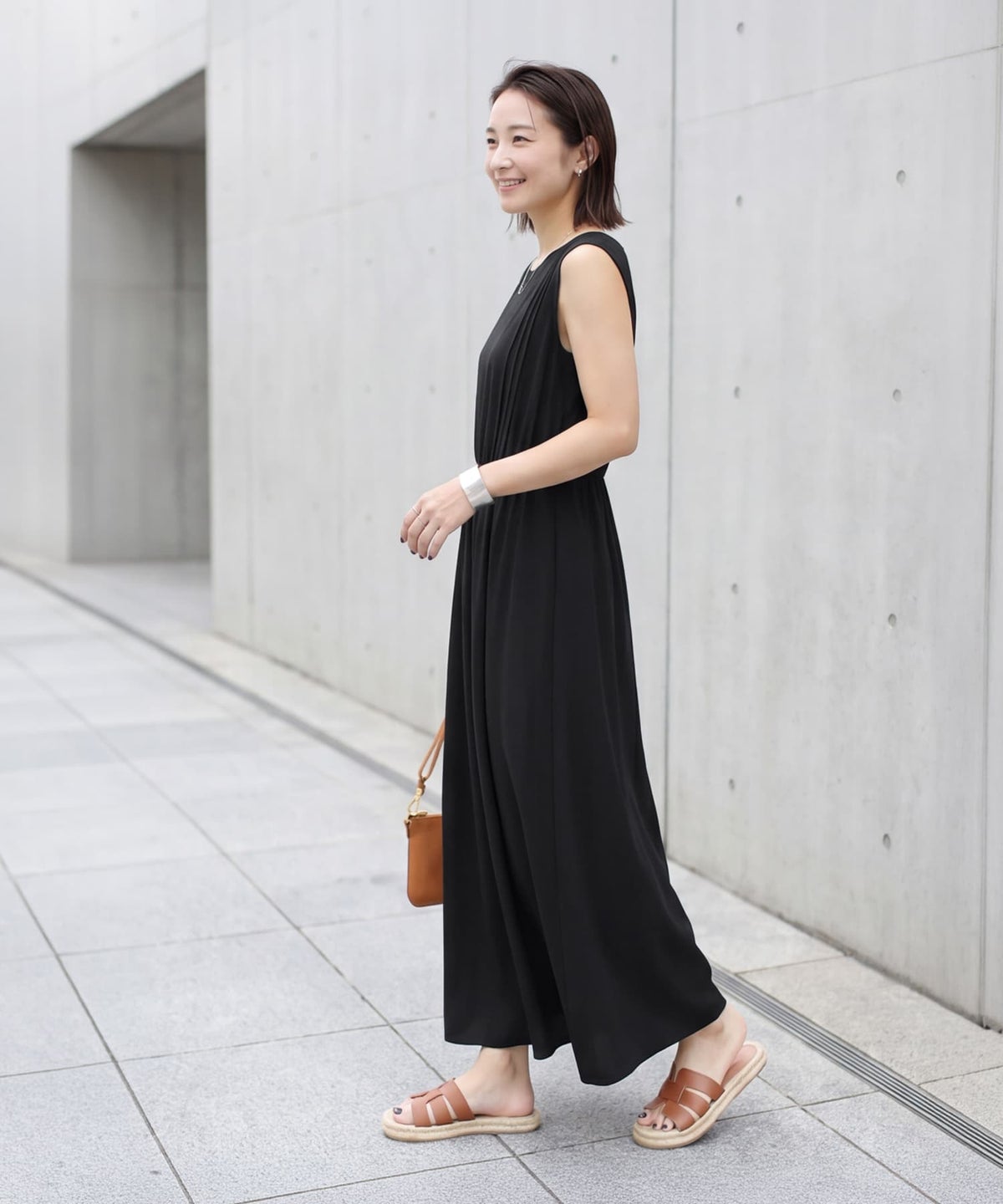 着用イメージ 163cm ブラック
