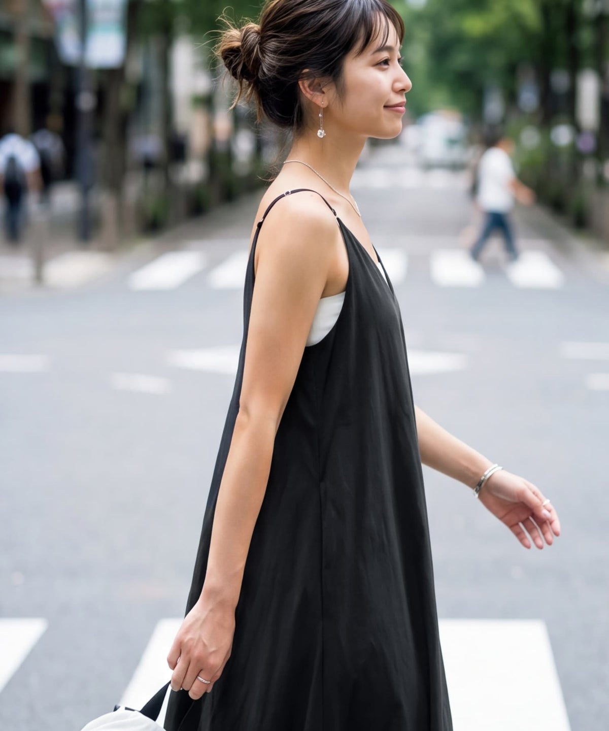 着用イメージ 163cm ブラック