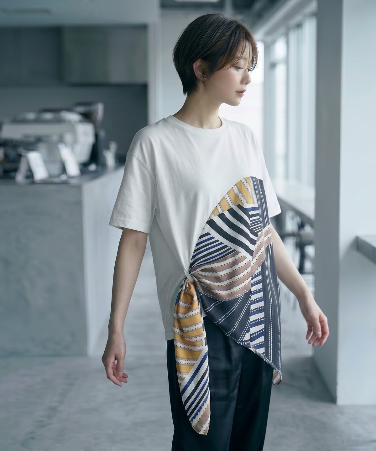 着用イメージ 165cm ホワイト