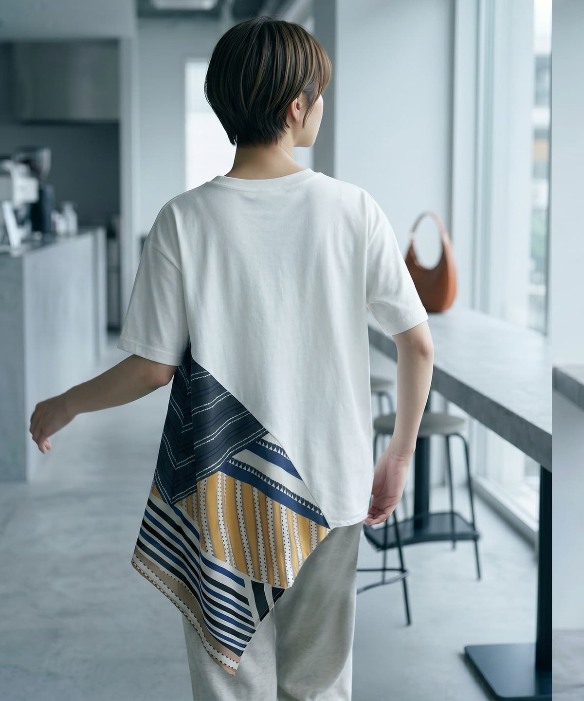 着用イメージ 165cm ホワイト