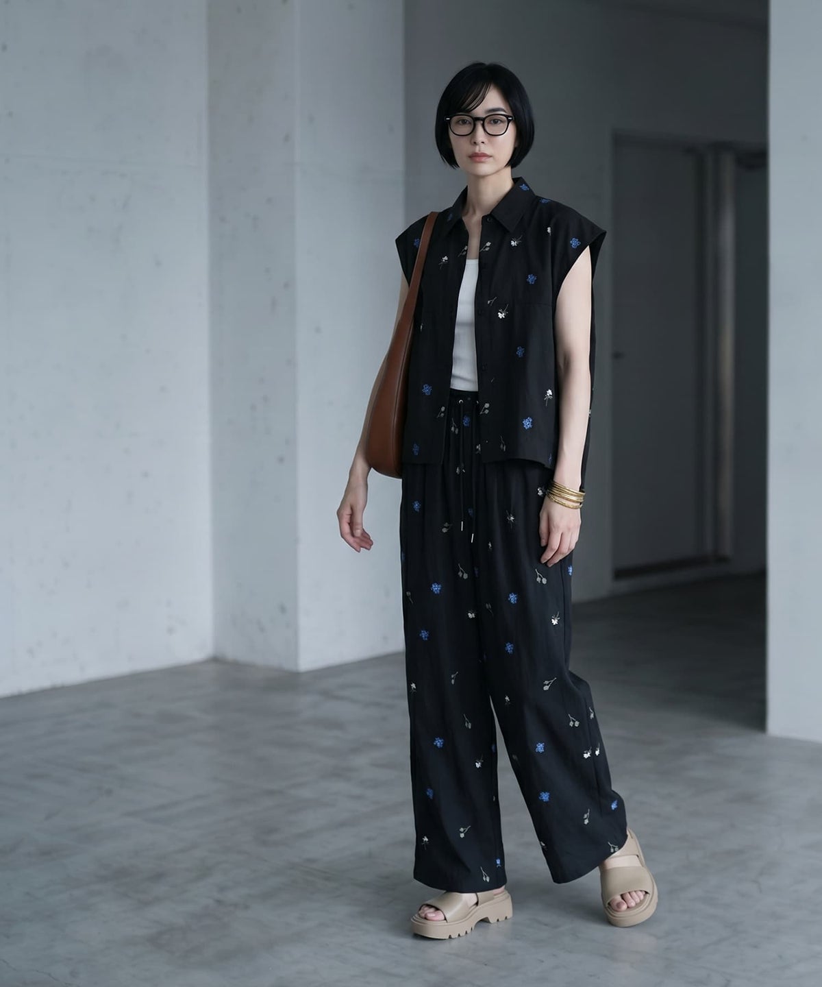 着用イメージ 170cm ブラック