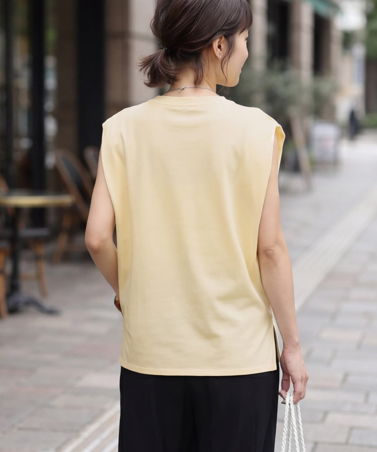 着用イメージ 163cm イエロー