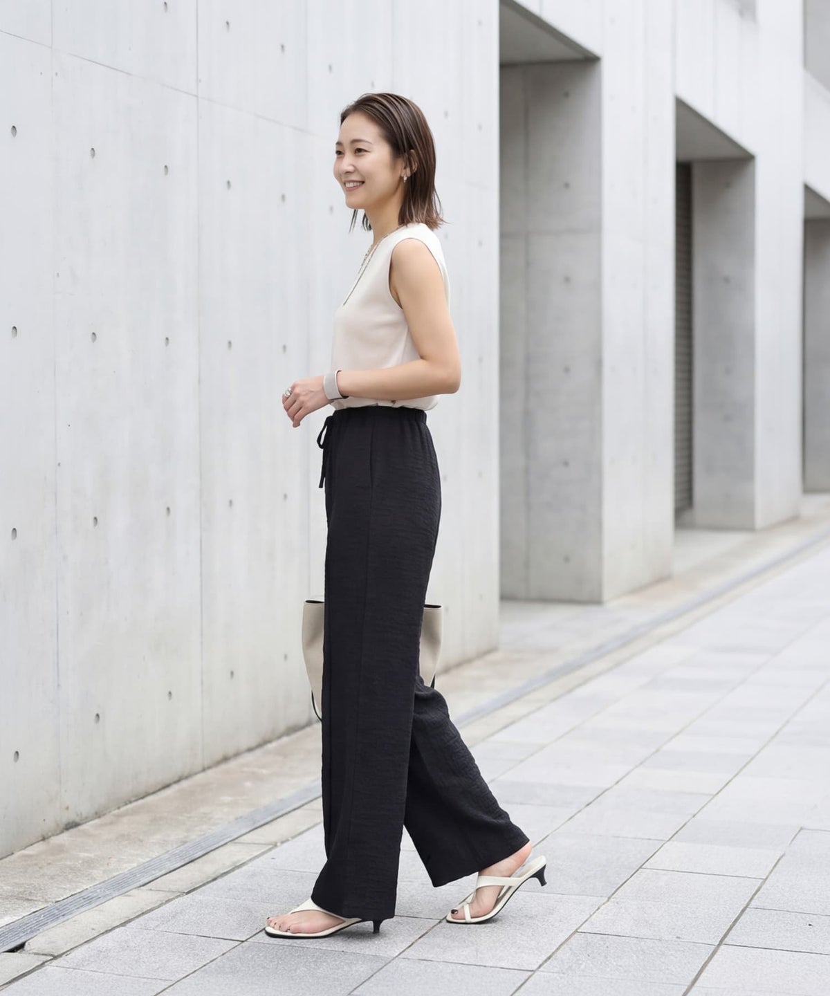 着用イメージ 163cm ブラック