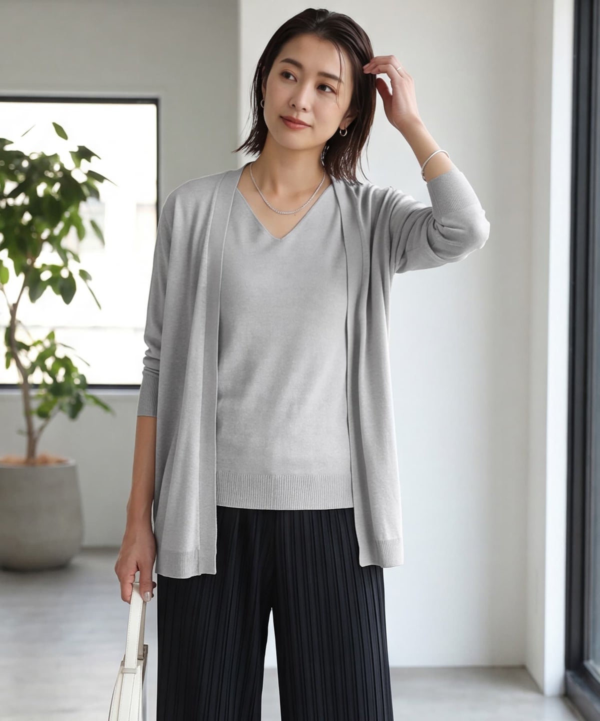 着用イメージ 163cm マーブル