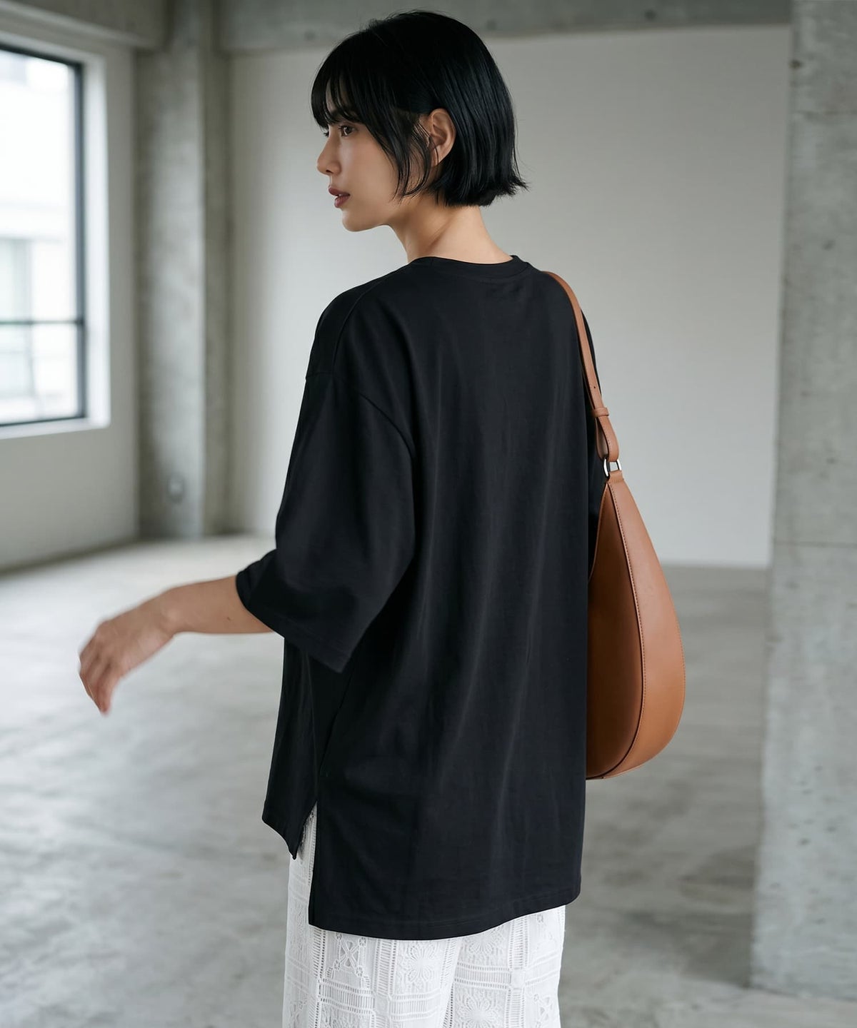 着用イメージ 170cm ブラック