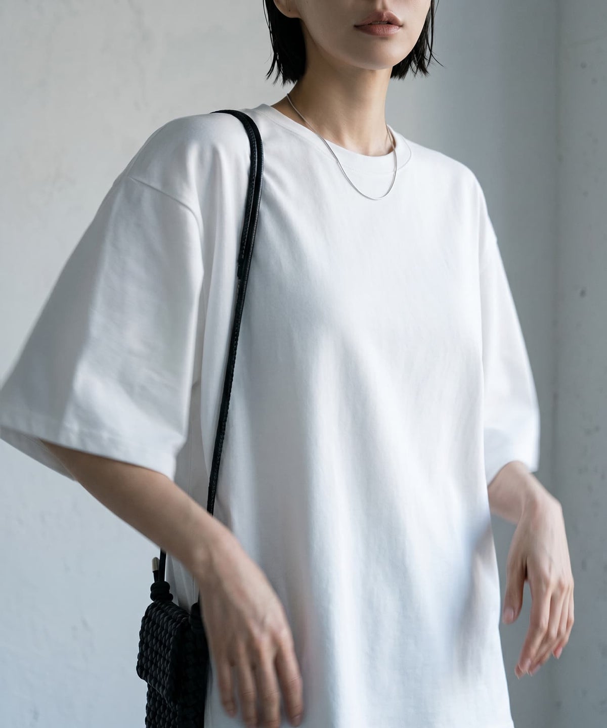 着用イメージ 170cm ホワイト