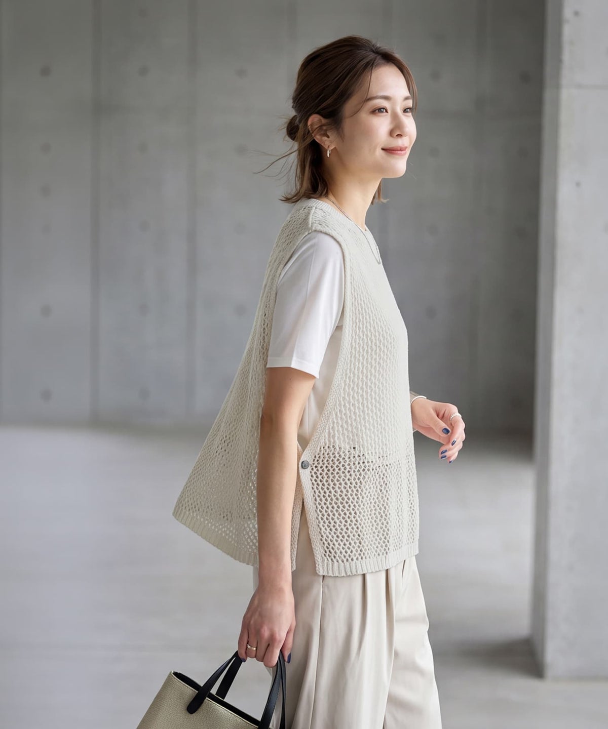 着用イメージ 163cm ナチュラル