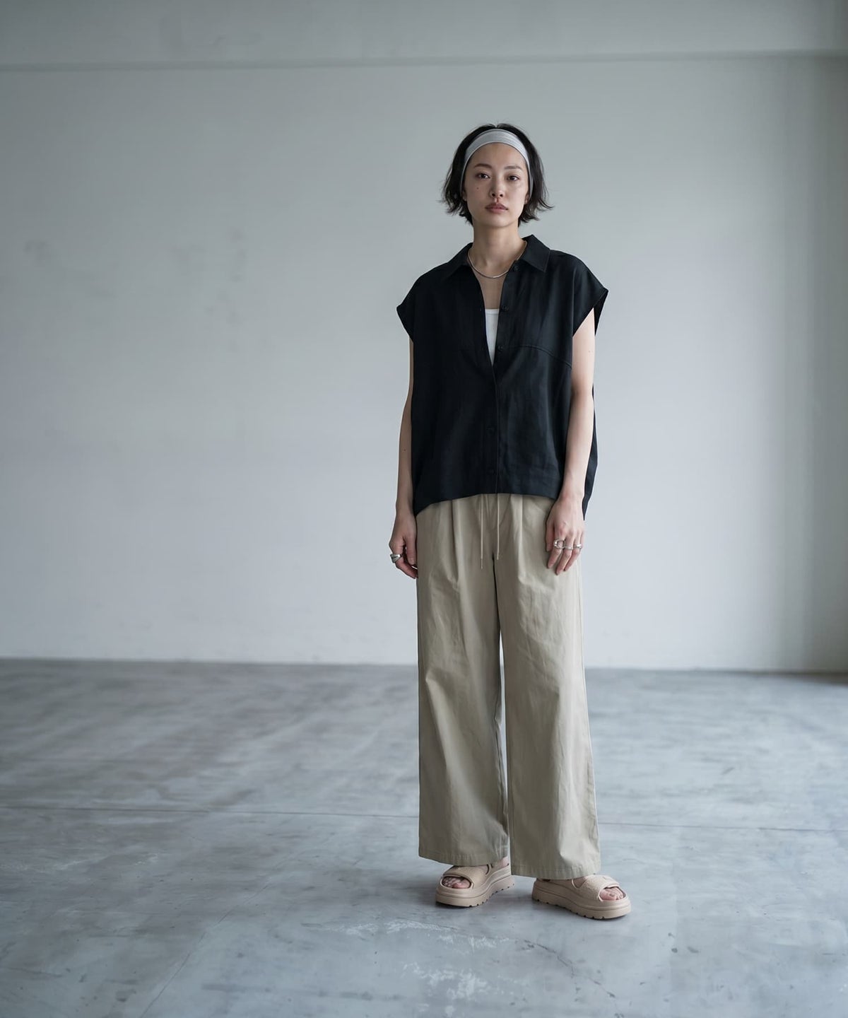 着用イメージ 170cm ブラック