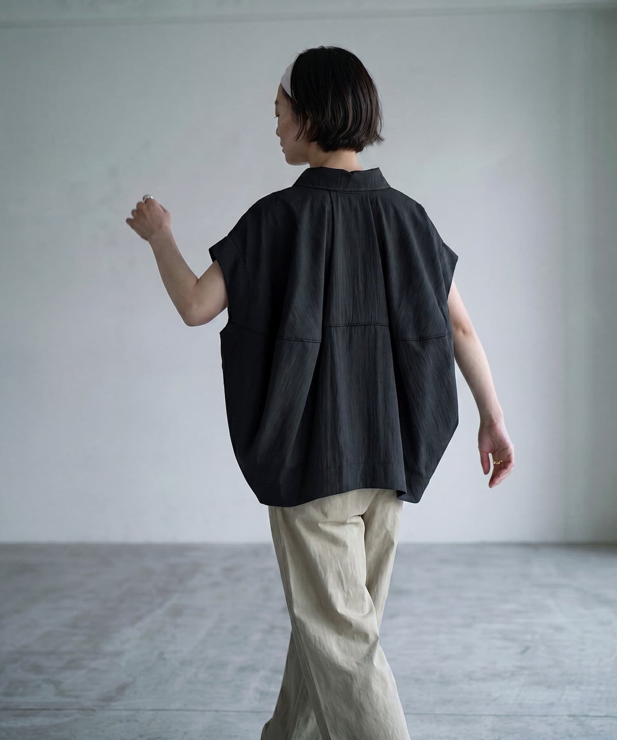 着用イメージ 170cm ブラック