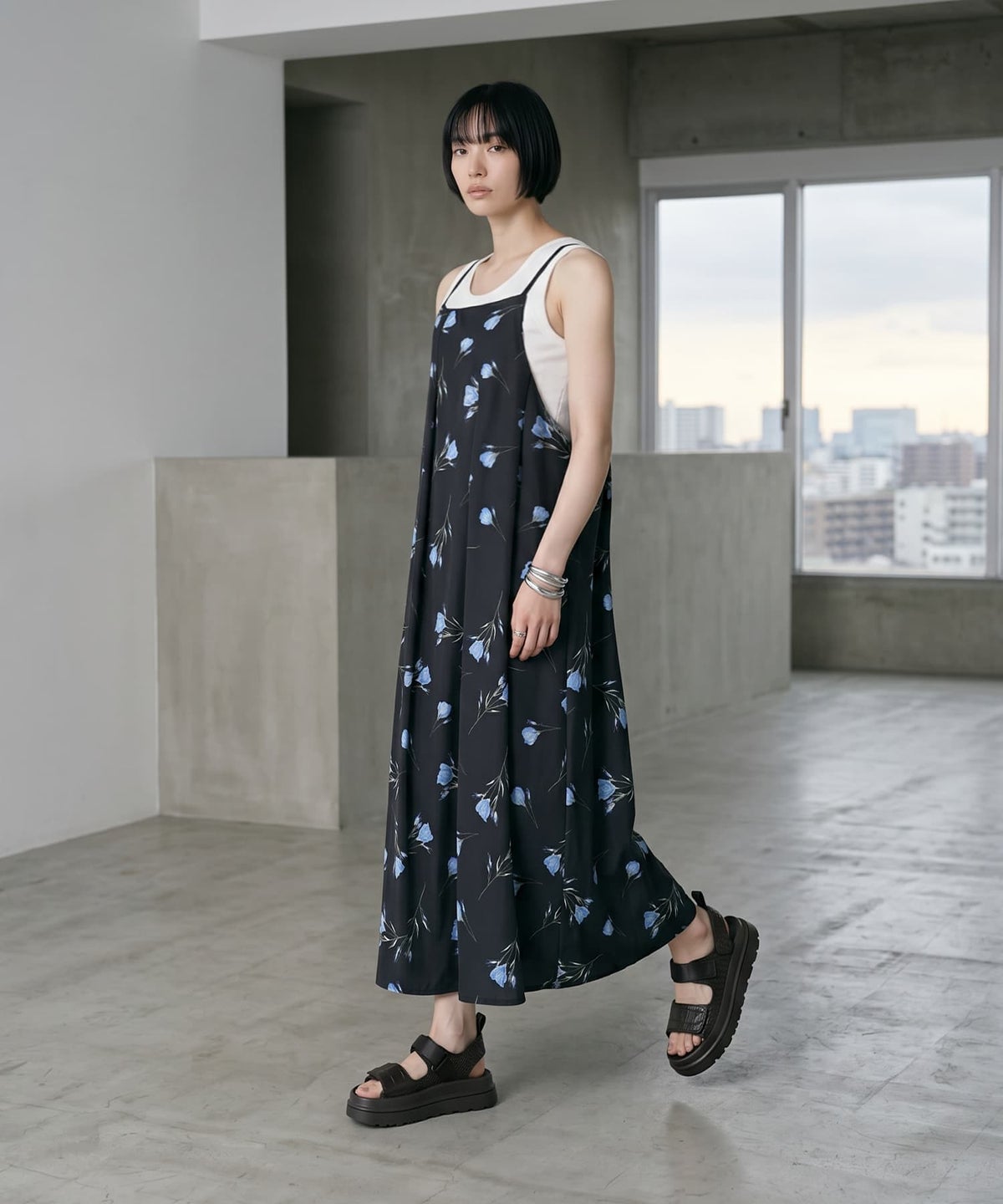 着用イメージ 170cm ブラック
