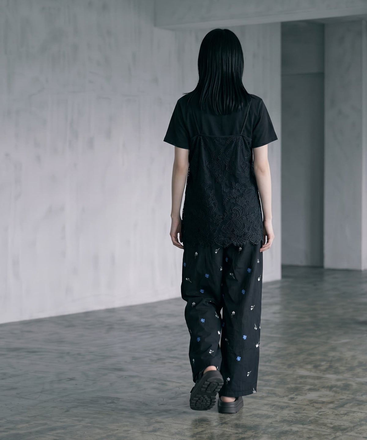 着用イメージ 170cm ブラック