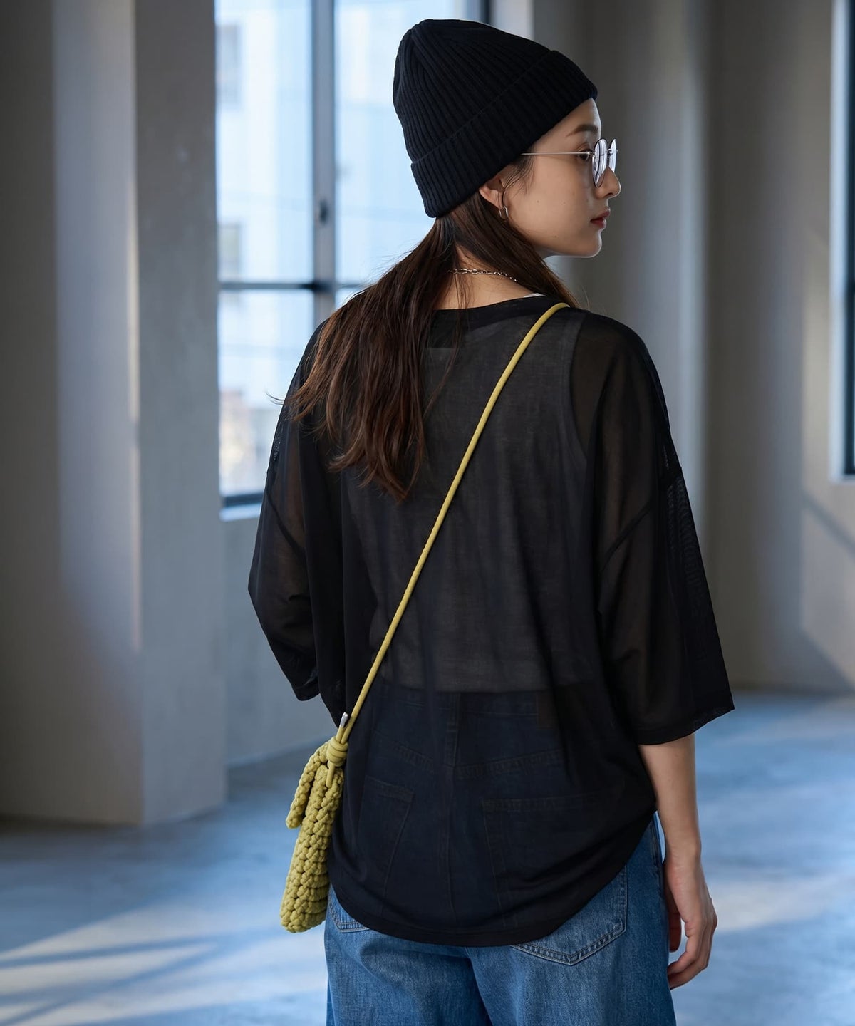 着用イメージ 170cm ブラック