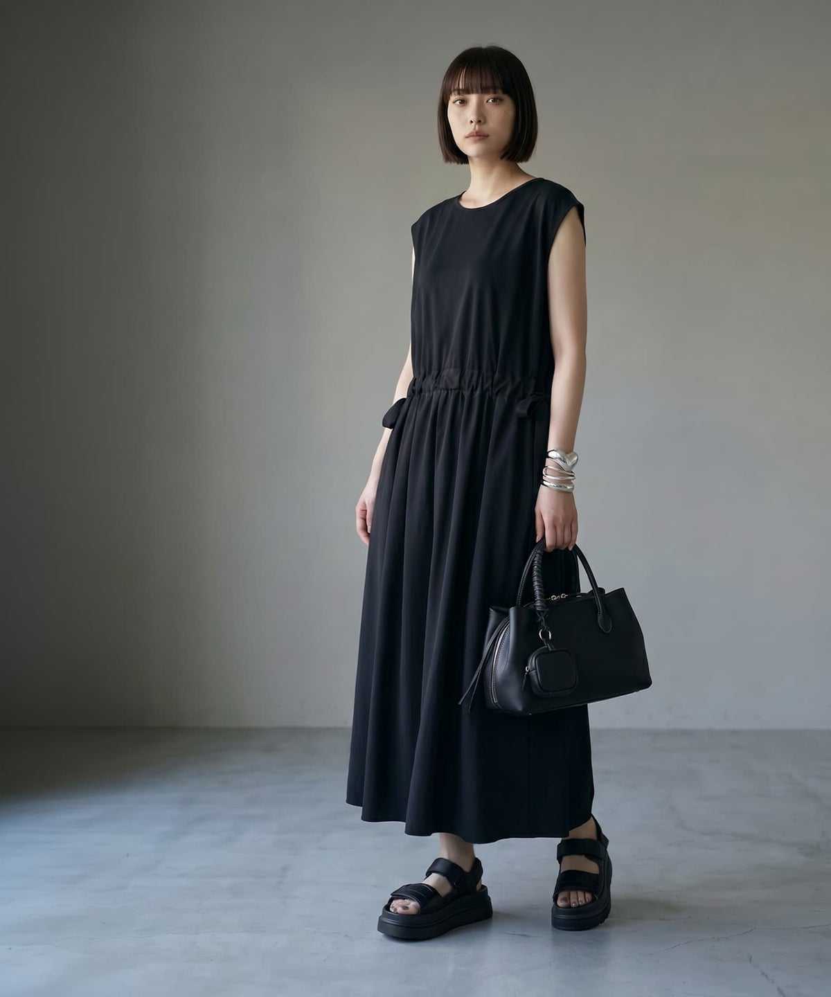 着用イメージ 170cm ブラック