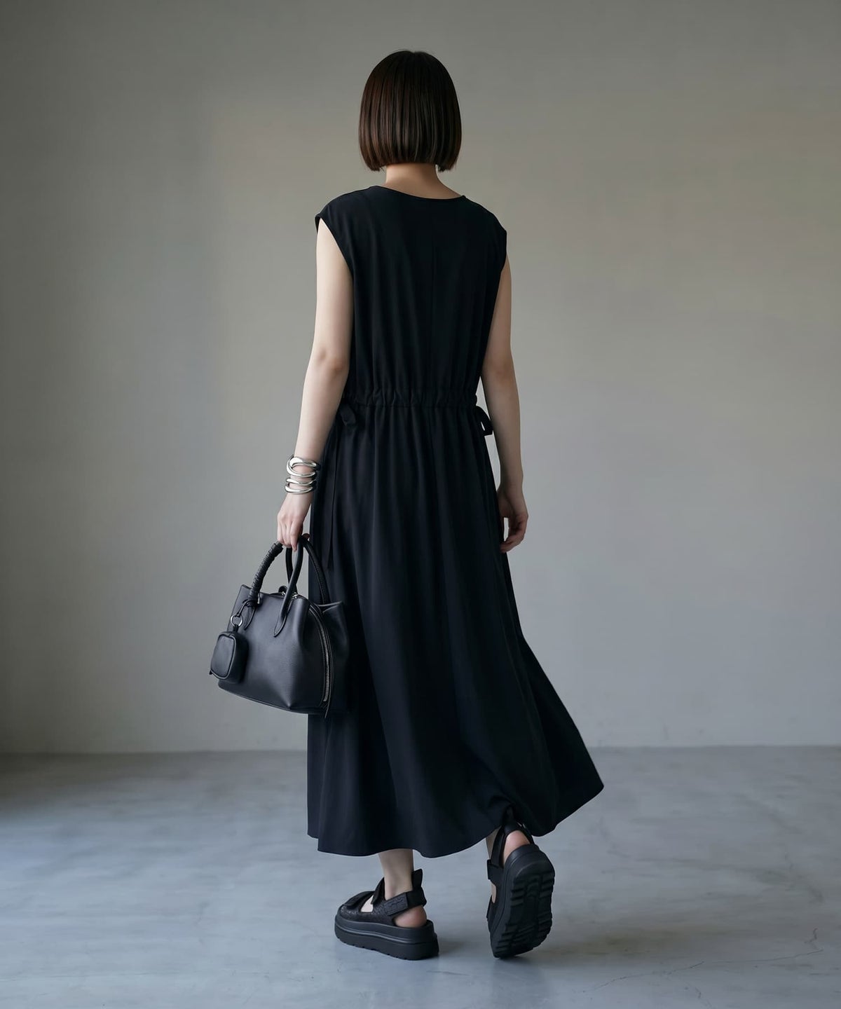 着用イメージ 170cm ブラック