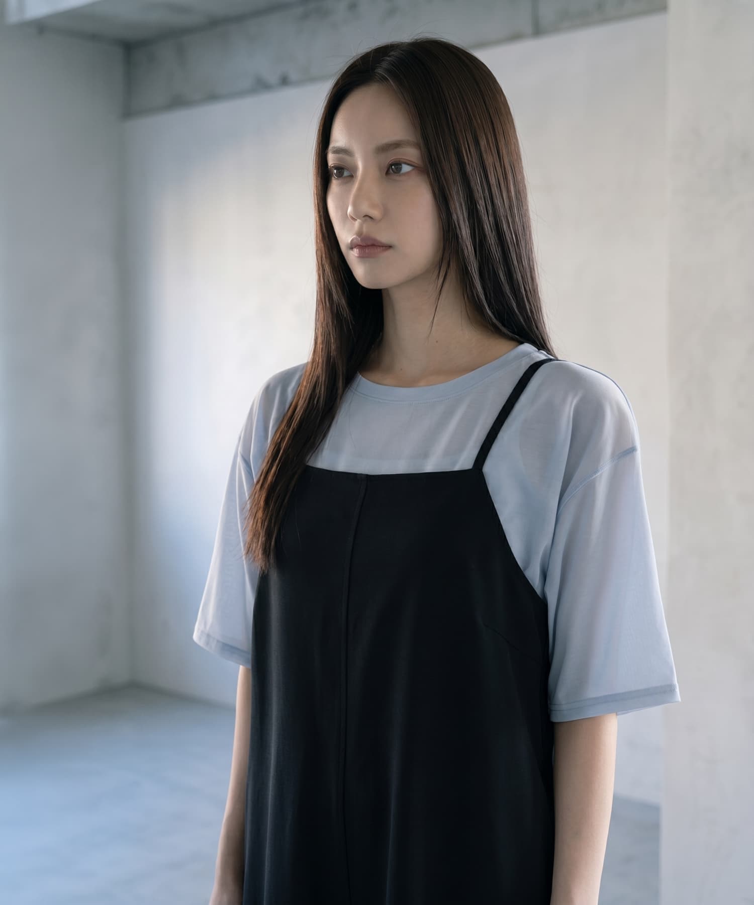 BLK001】サラ落ちキャミオールインワン | おしゃれな大人レディース