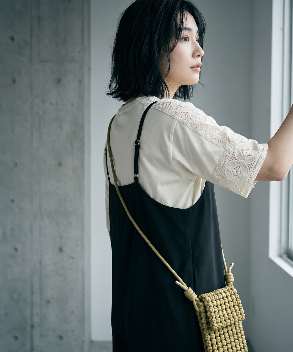 着用イメージ 165cm ブラック