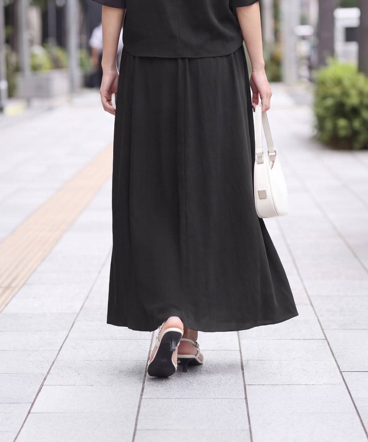 着用イメージ 163cm ブラック