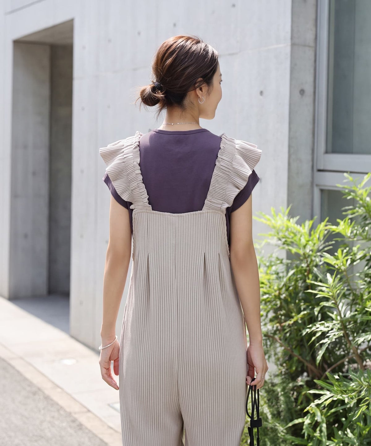 着用イメージ 163cm パープル