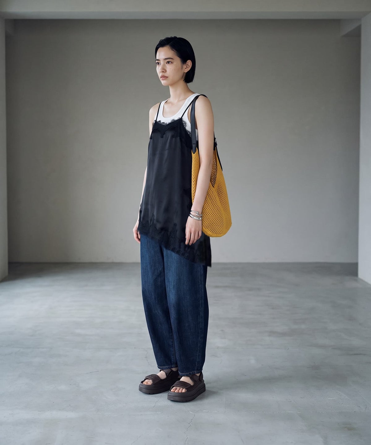 着用イメージ 170cm ブラック