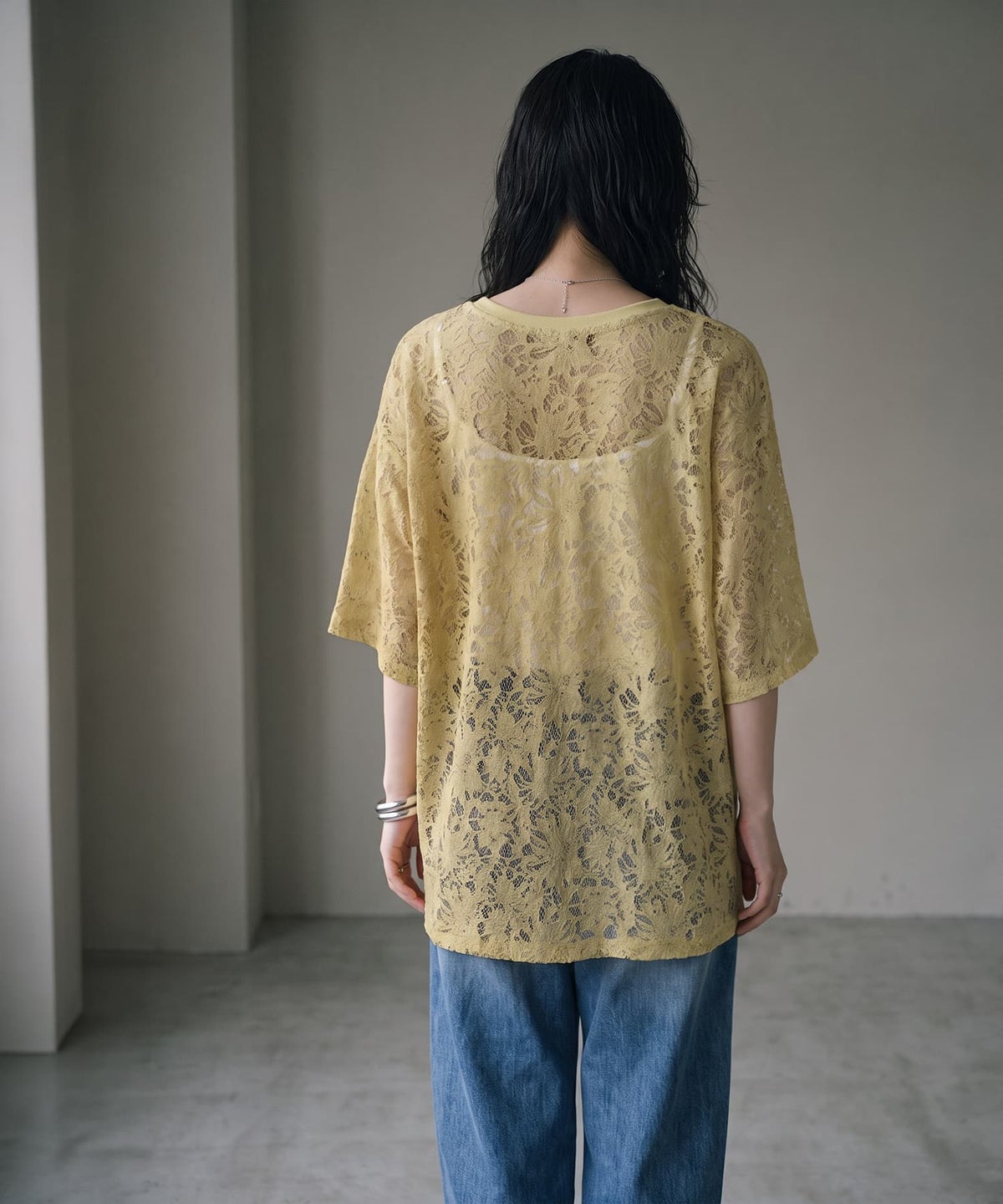 着用イメージ 165cm イエロー