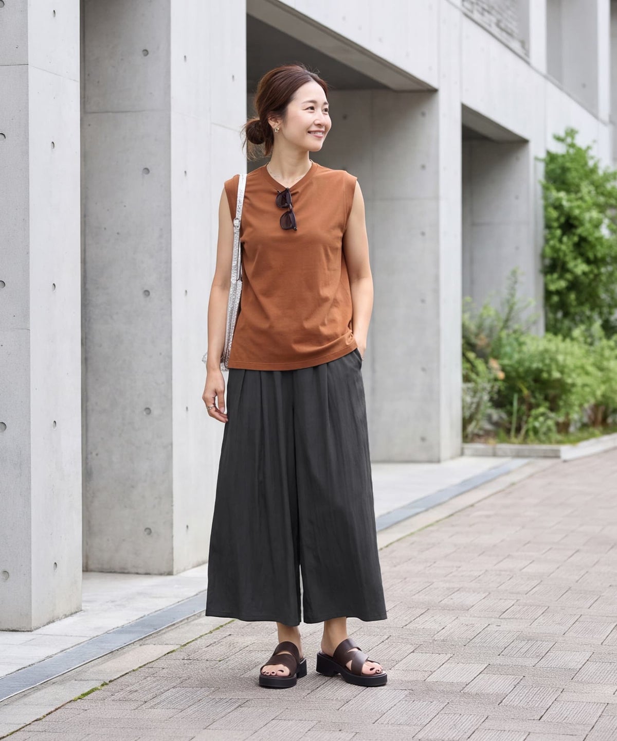 着用イメージ 163cm ブラック