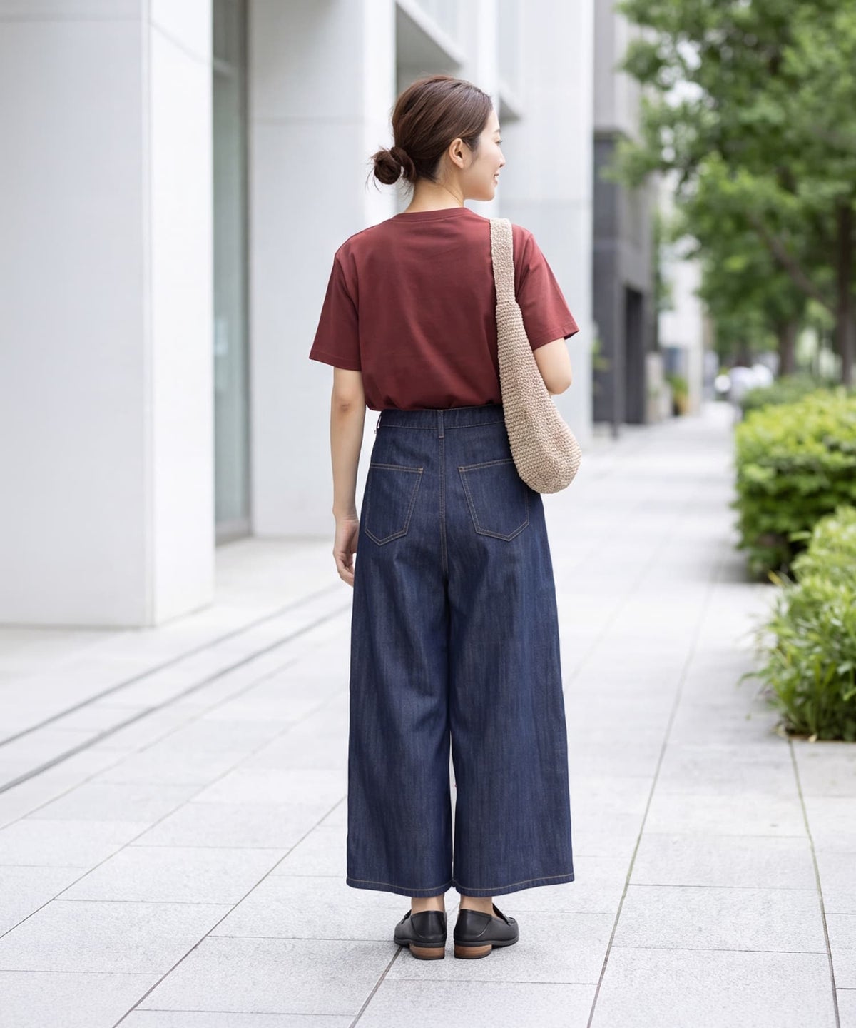 着用イメージ 163cm ネイビー S