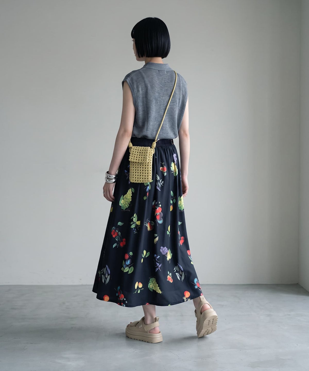着用イメージ 170cm ブラックフルーツ