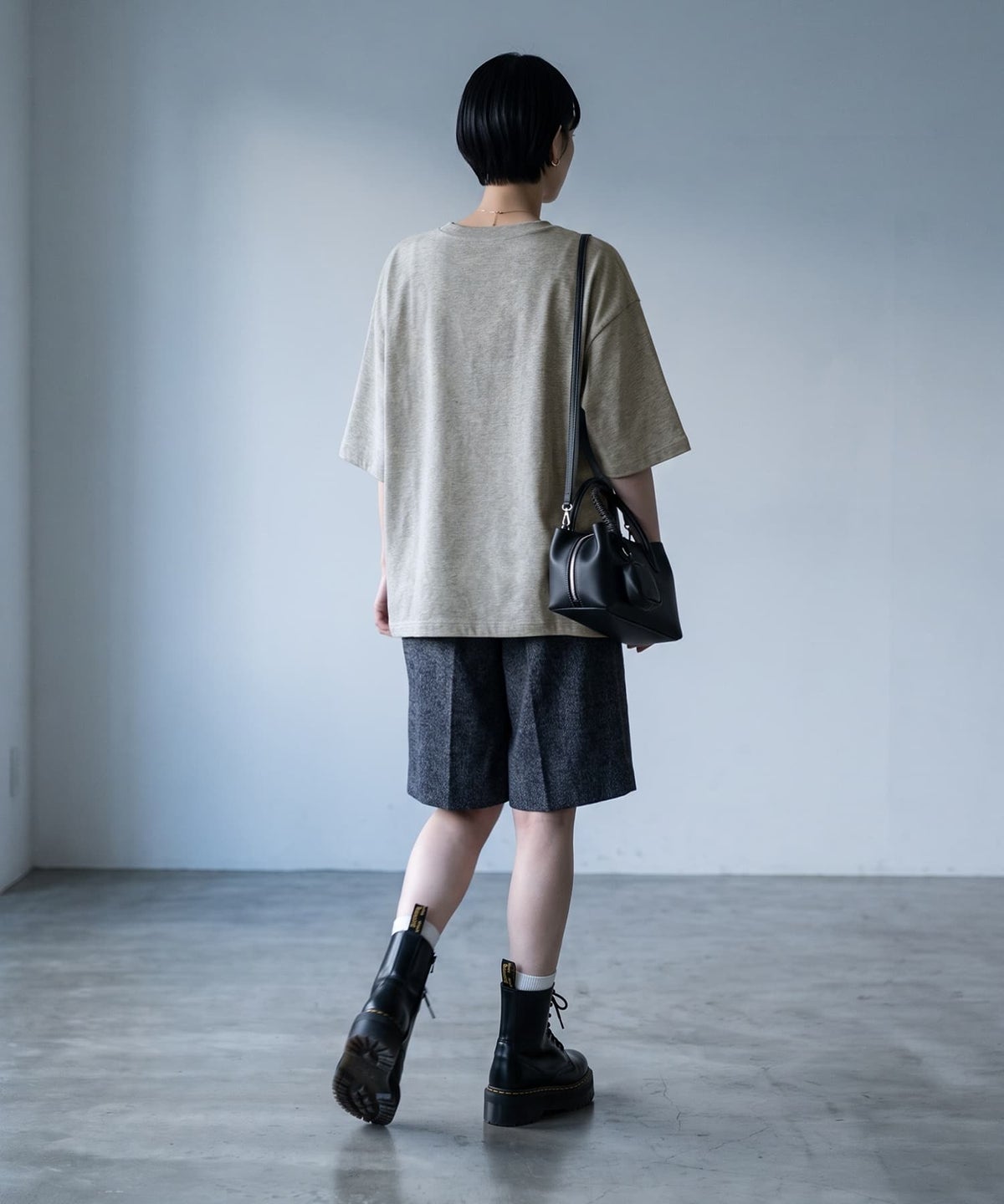着用イメージ 170cm グレー