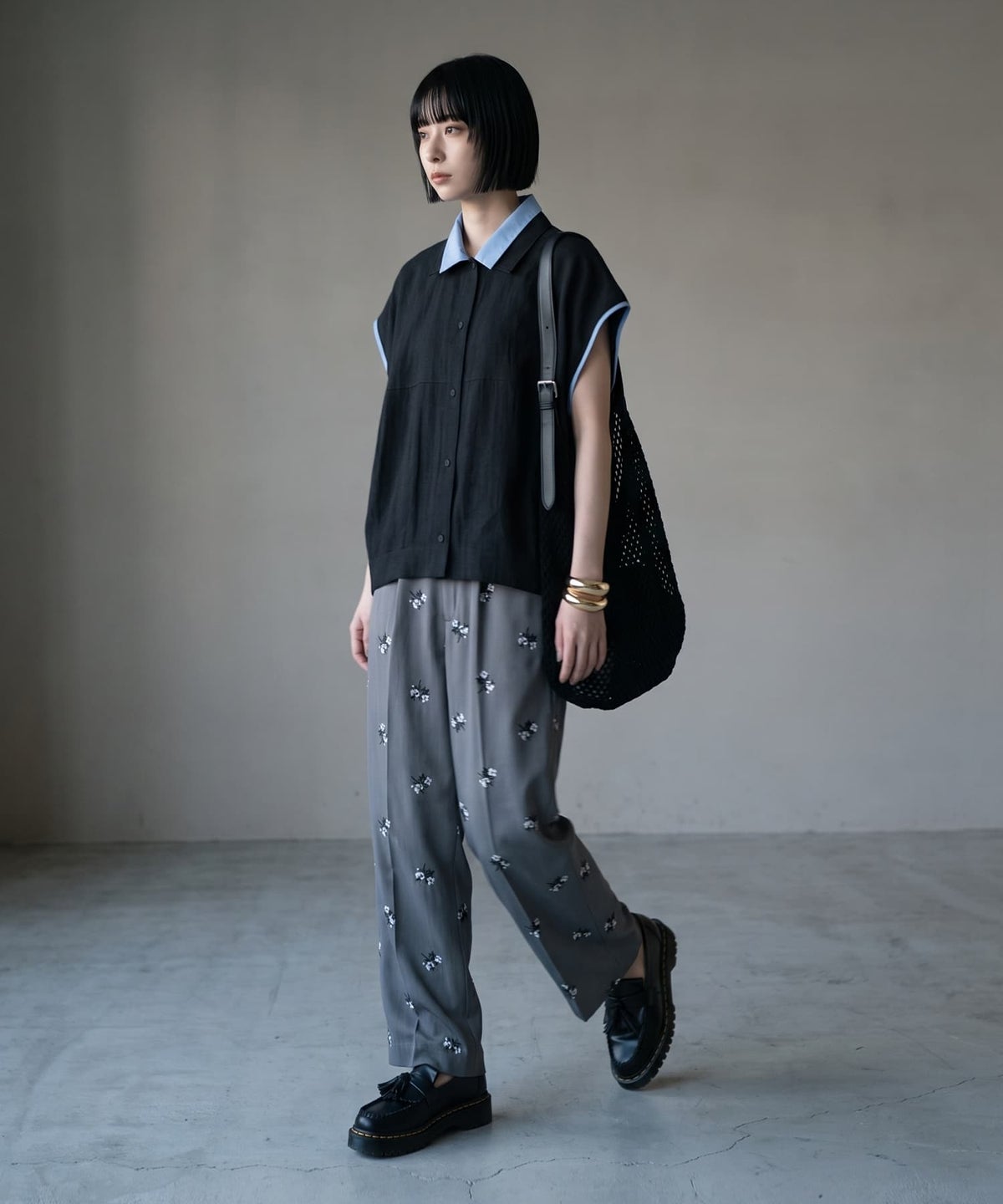 着用イメージ 170cm ブラック