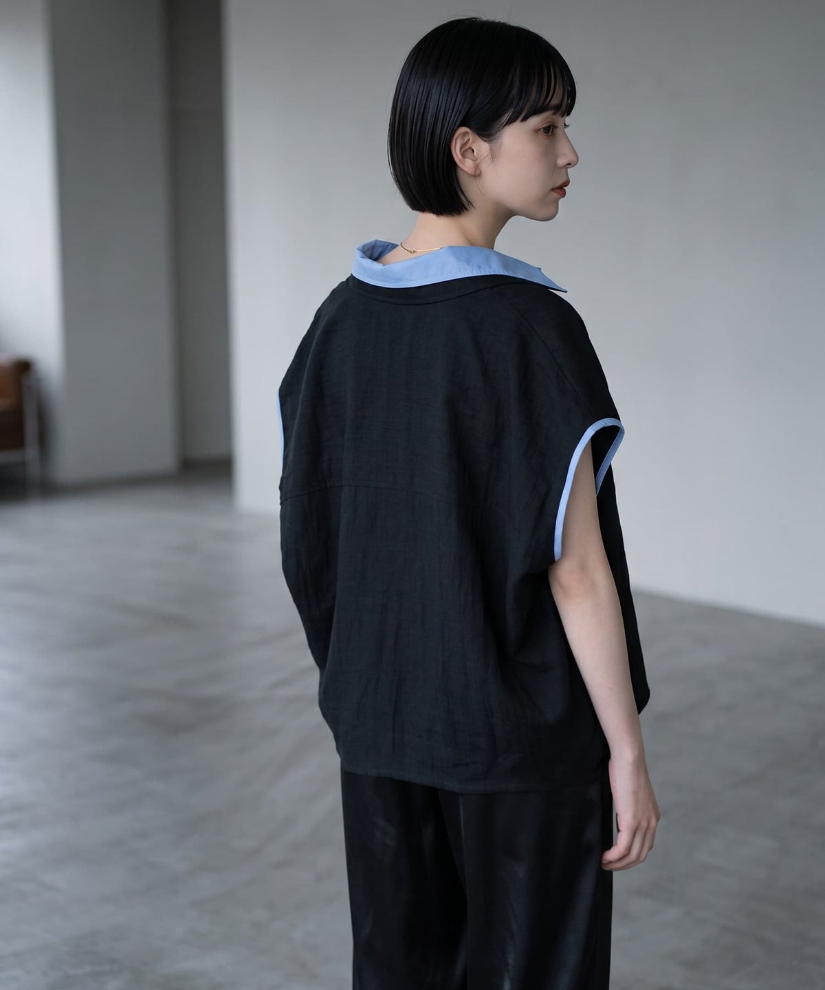 着用イメージ 170cm ブラック