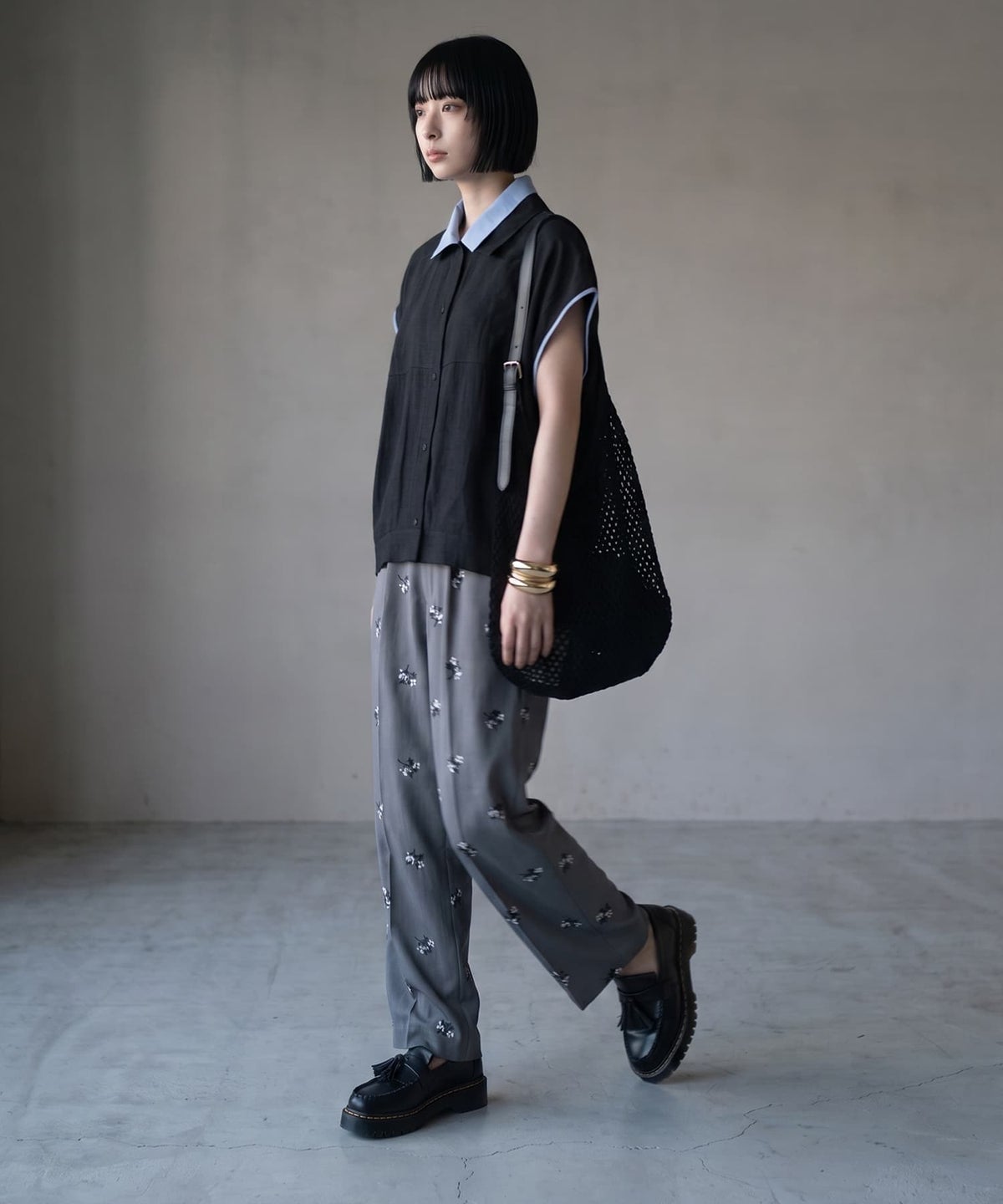 着用イメージ 170cm ブラック