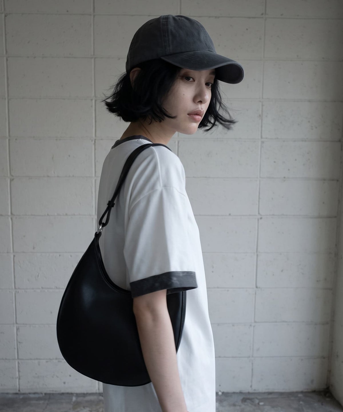 着用イメージ 170cm オフホワイト