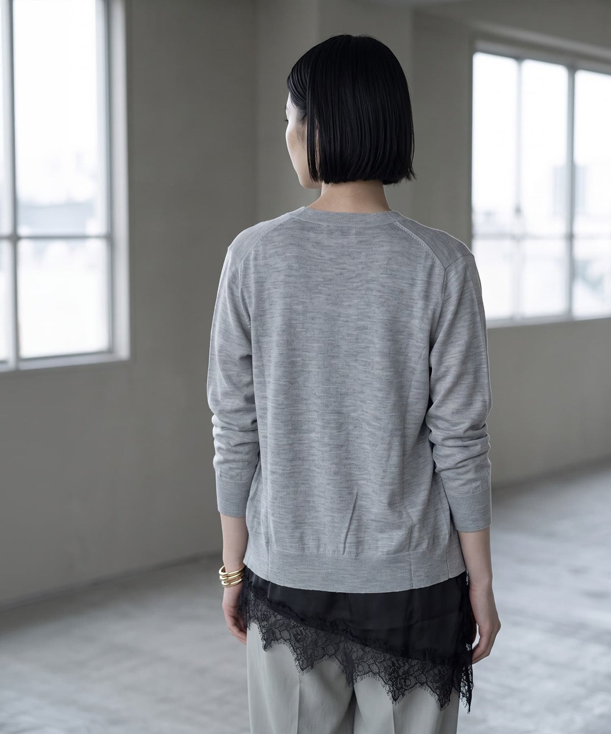 着用イメージ 170cm ブラック