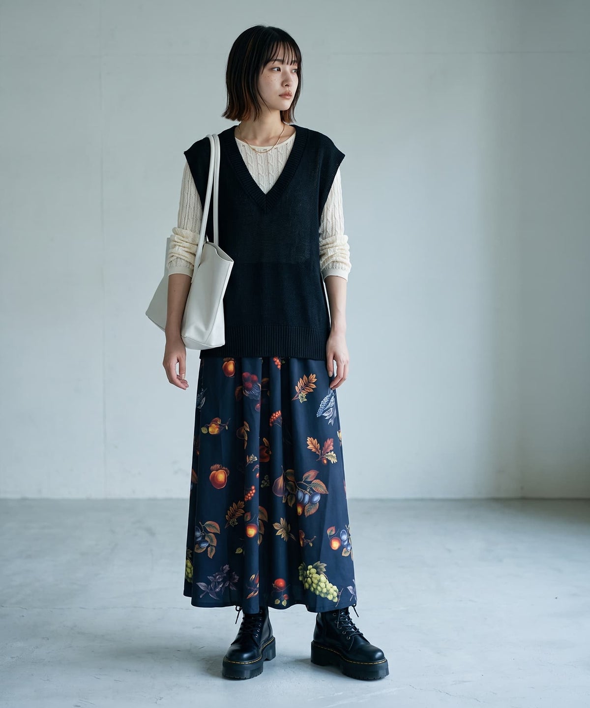 着用イメージ 170cm ブラック